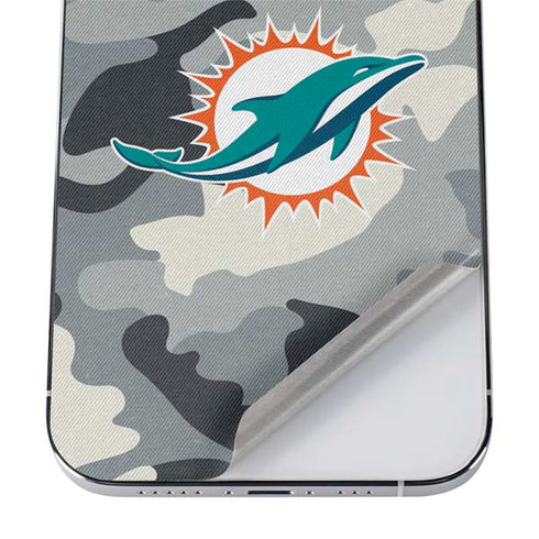 NFL Miami Dolphins Camo iPhone 12 Pro Skin